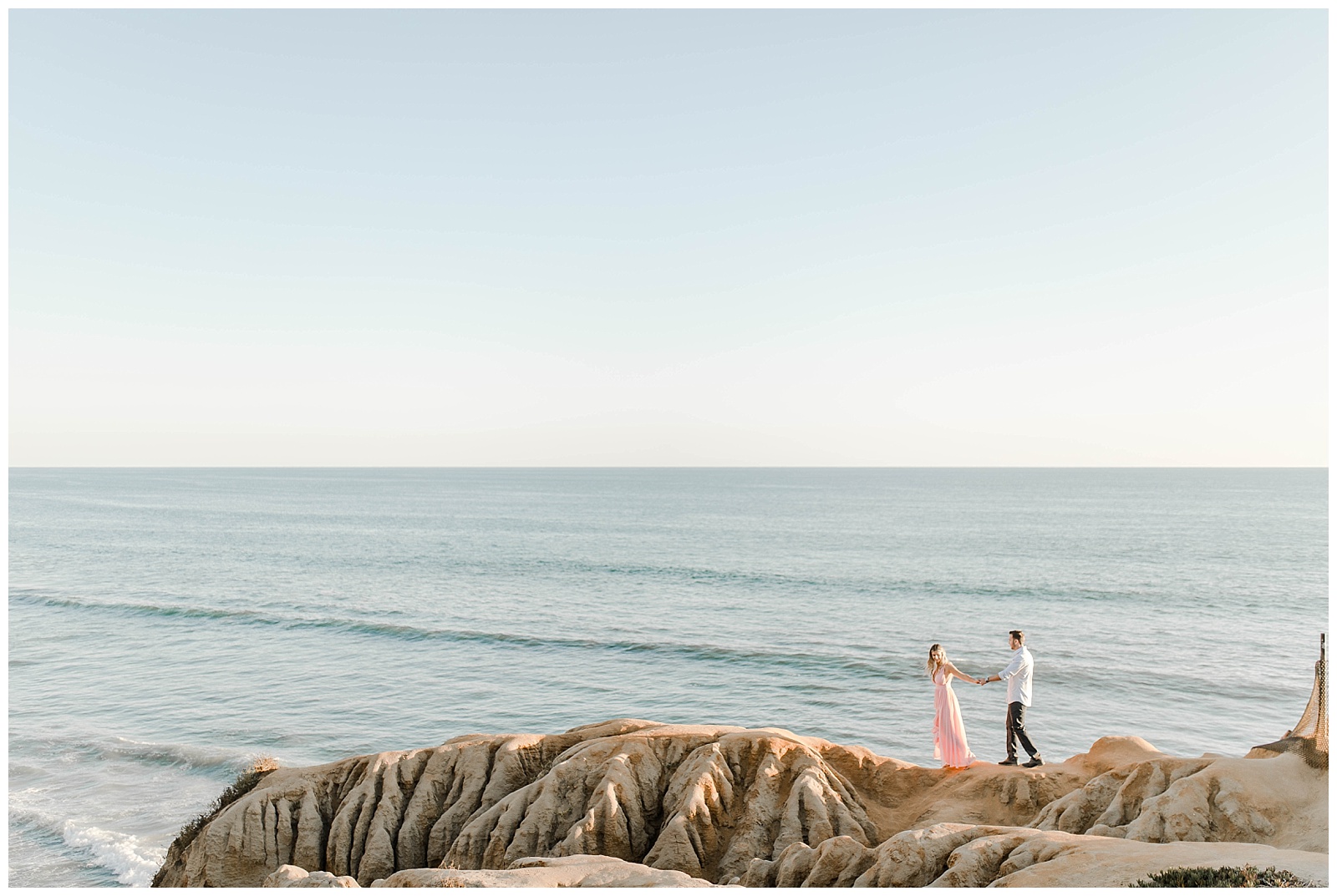 Carlsbad Cliffs Engagement by Bree and Stephen Photography - San Diego Wedding Photography by Bree and Stephen Photography - Carlsbad, CA Engagement